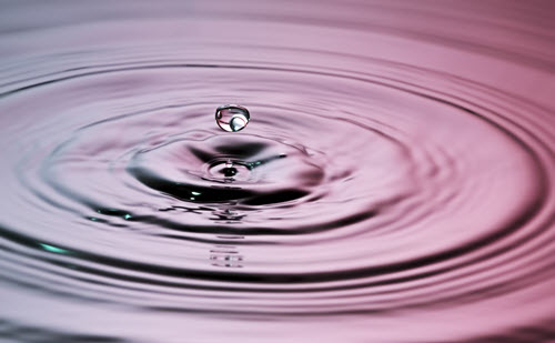 water droplet ripple