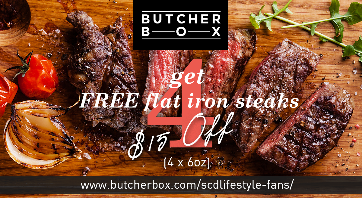 ButcherBox $15 off and free flatiron steaks